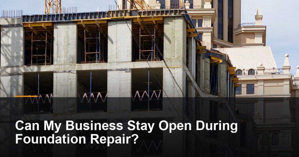 Concrete-frame commercial building under construction — Round Rock, TX foundation repair
