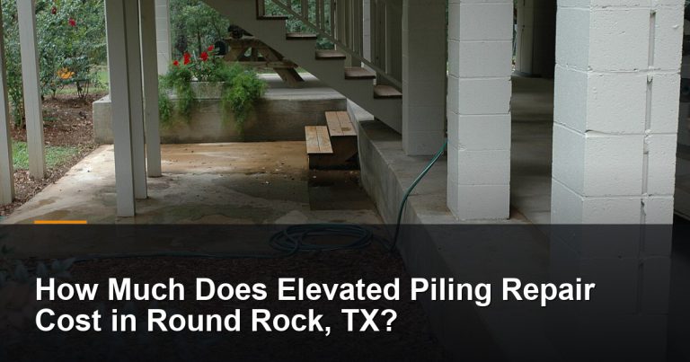 Foundation Repair Blog 13 Elevated house on concrete block piers with open crawl space — Round Rock, TX foundation repair