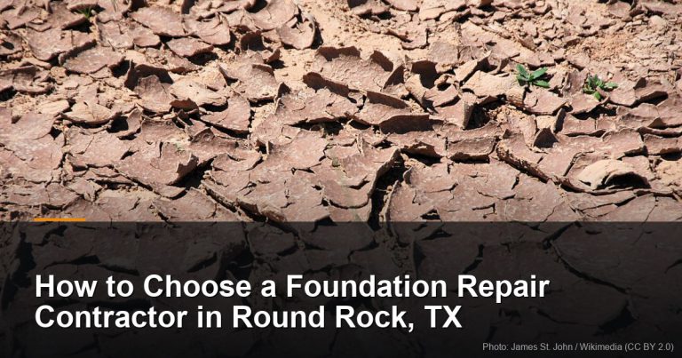 Foundation Repair Blog 14 Curled dry mudcracks showing clay shrinkage — Round Rock, TX foundation repair